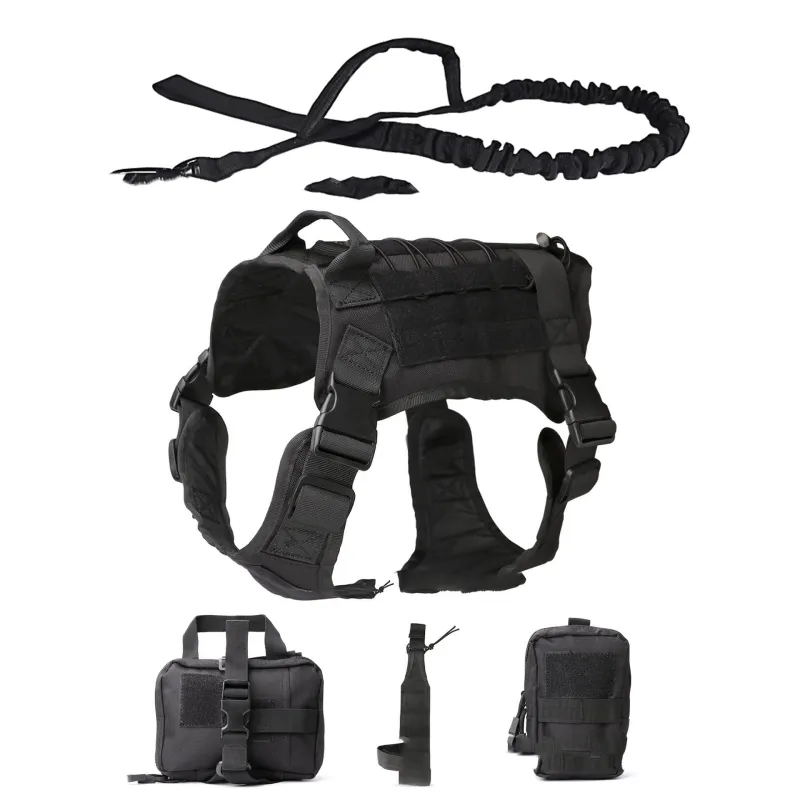 Tactisch Hondentuig met Zakken en Riem voor Training en Buitengebruik - Image 6