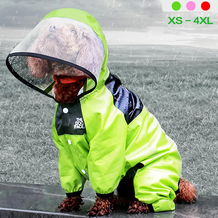 Waterdichte Regenjas voor Honden | Beschikbaar in XS-4XL | Kleuren Groen, Roze en Rood | Ideaal voor Chihuahua, Yorkie en Poedel - Image 2