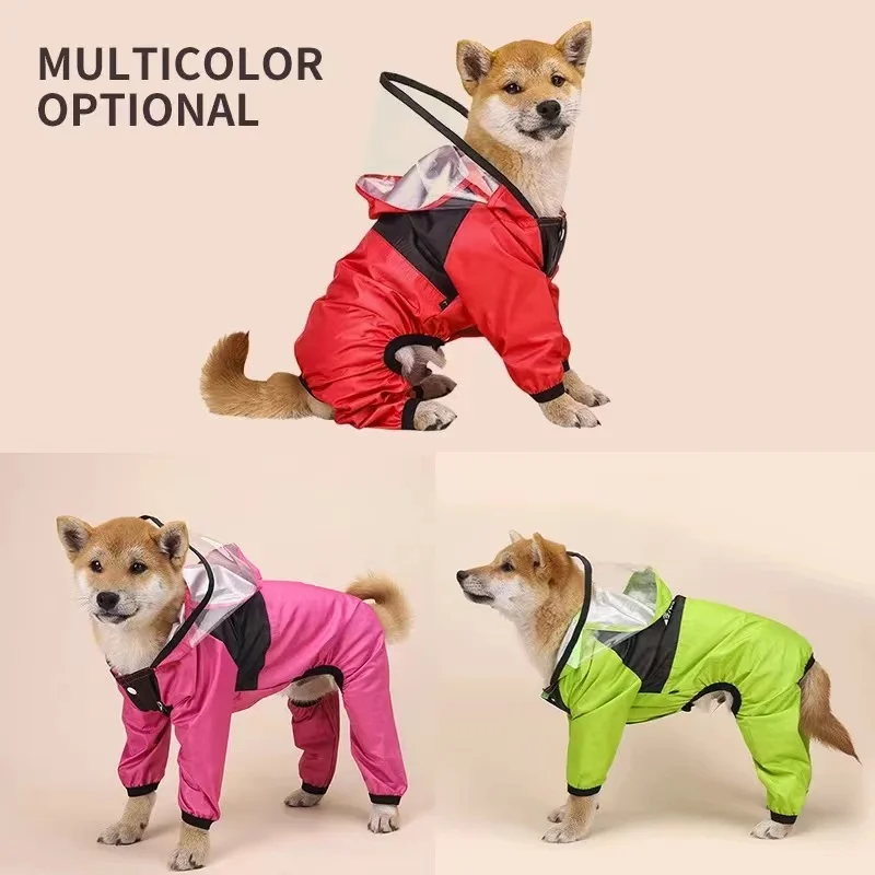 Waterdichte Regenjas voor Honden | Beschikbaar in XS-4XL | Kleuren Groen, Roze en Rood | Ideaal voor Chihuahua, Yorkie en Poedel - Image 3