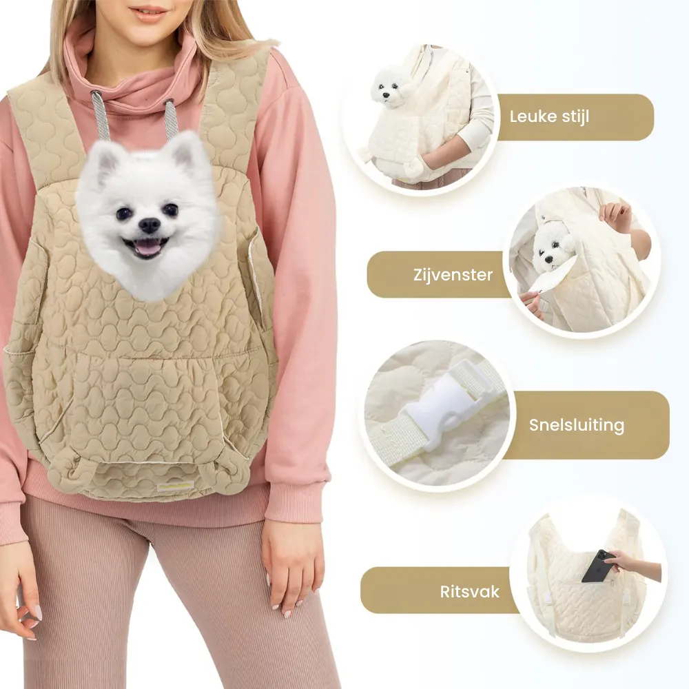TrailPaws Carrier | Extra grote waterdichte hondendraagtas met lichtgewicht ontwerp - Image 2