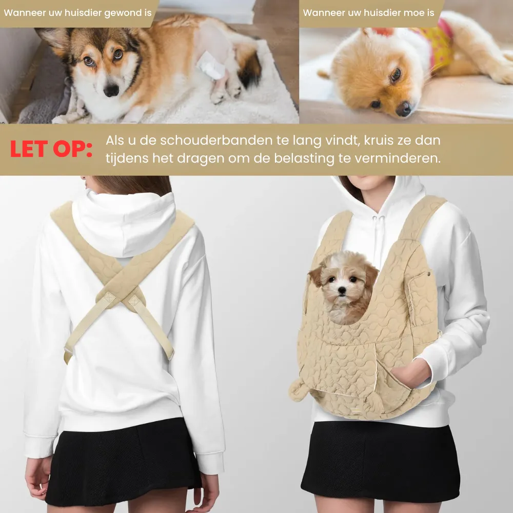 TrailPaws Carrier | Extra grote waterdichte hondendraagtas met lichtgewicht ontwerp - Image 3