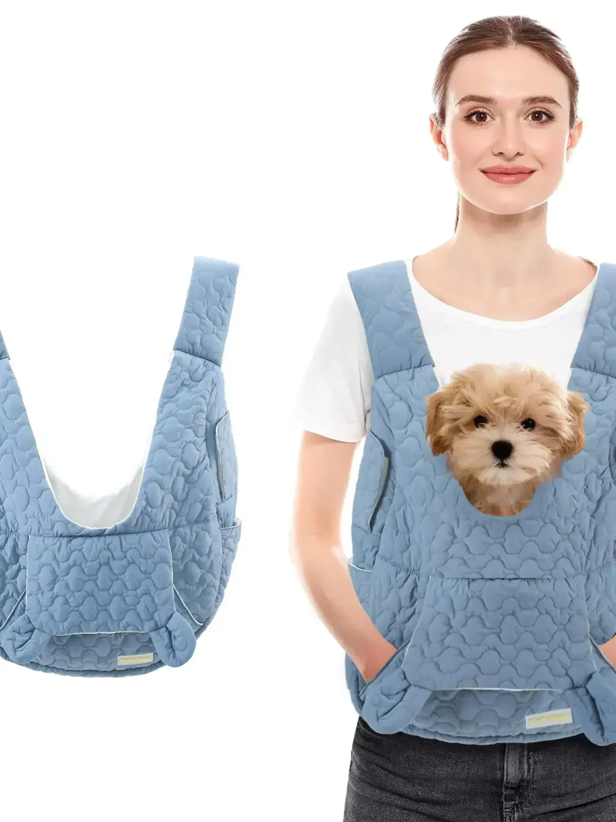 TrailPaws Carrier | Extra grote waterdichte hondendraagtas met lichtgewicht ontwerp - Image 7