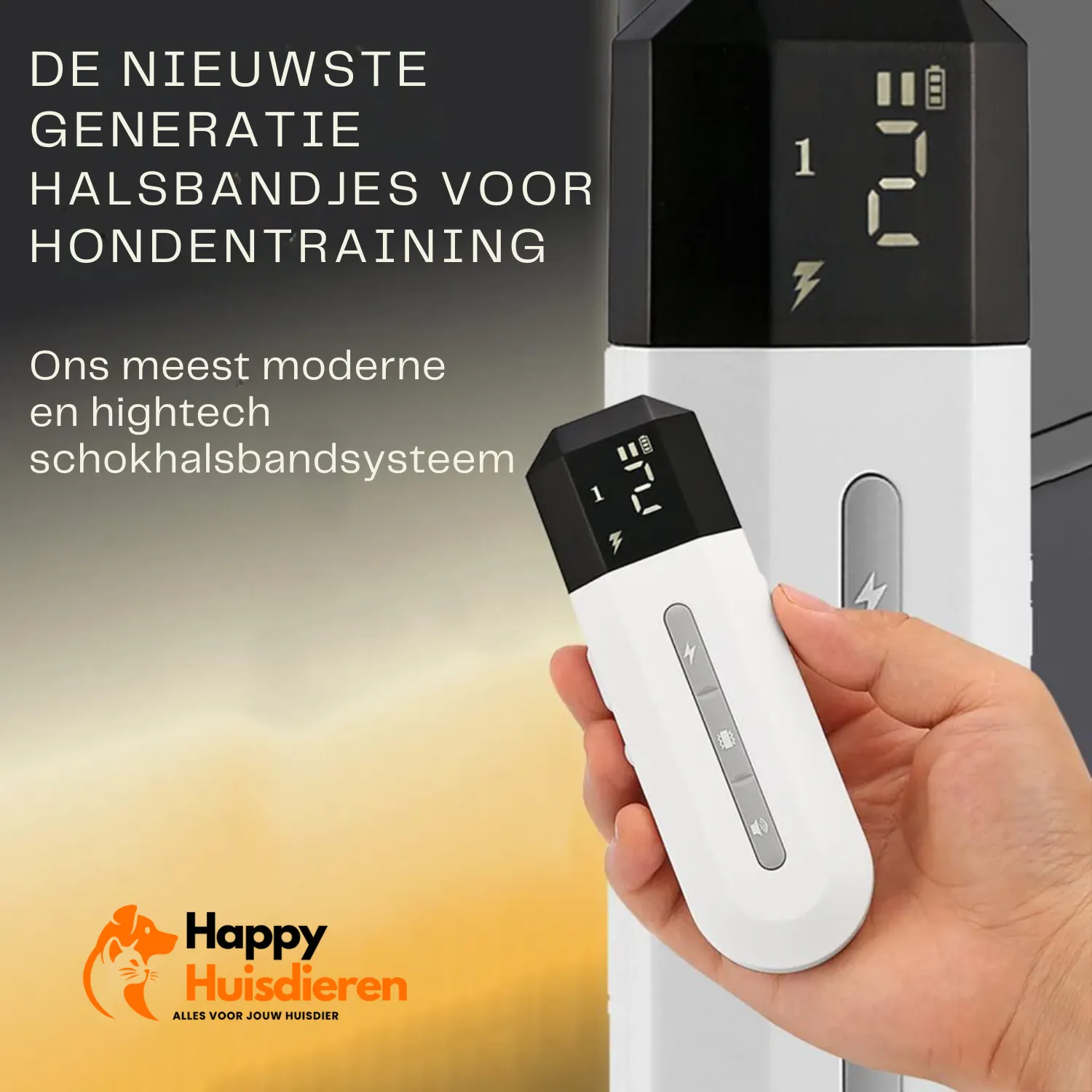 TrainPro | Ergonomische Trainingsband met Afstandsbediening | Hondvriendelijk | 3 Modi | Waterbestendig | Groot Bereik 400m | Voor 4–50 kg | Voor betere training en gehoorzaamheid | Duidelijke Communicatie - Image 9