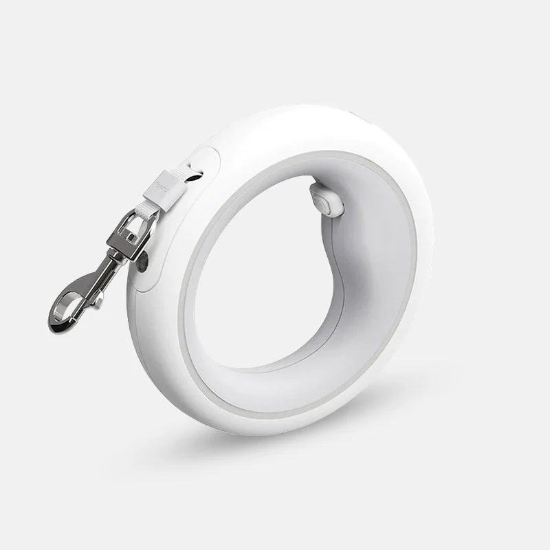 UFO Hondenriem | Intrekbaar | Ringlicht via App | Stappenteller functie | Ergonomisch Handvat | Duurzaam Ontwerp | Veiligheid en Controle bij Wandelen | Geschikt voor Huisdieren - Image 2