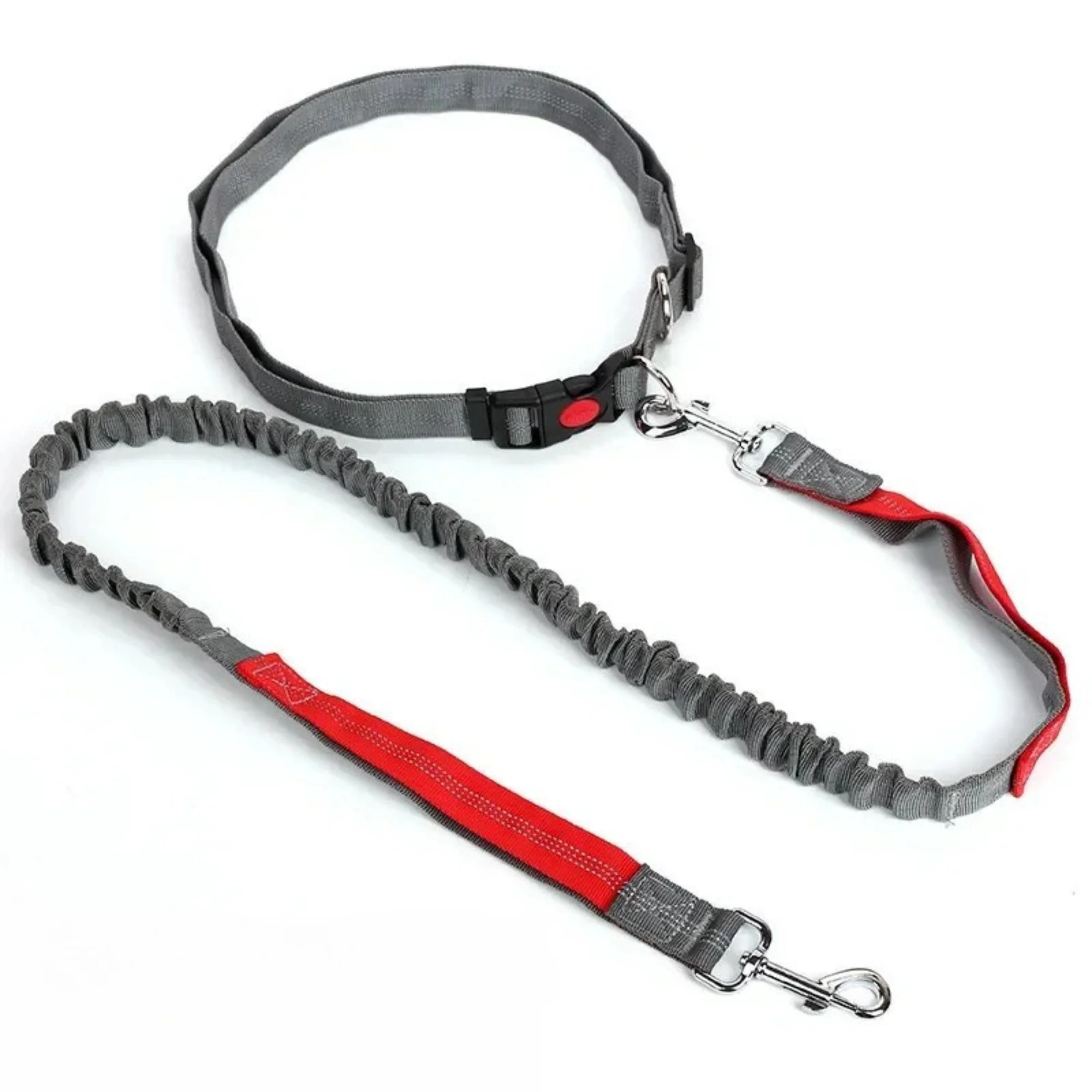 Handsfree Hondenriem voor Joggen en Wandelen | Verstelbare Heupriem en Uittrekbaar Nylon met Reflecterende Strepen - Image 10