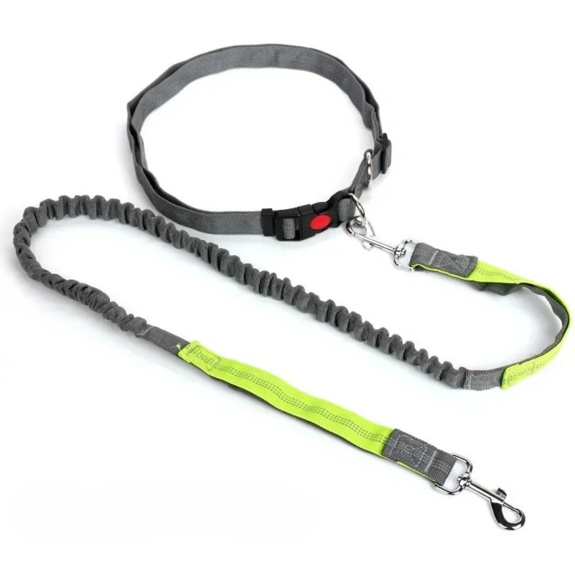 Handsfree Hondenriem voor Joggen en Wandelen | Verstelbare Heupriem en Uittrekbaar Nylon met Reflecterende Strepen - Image 8