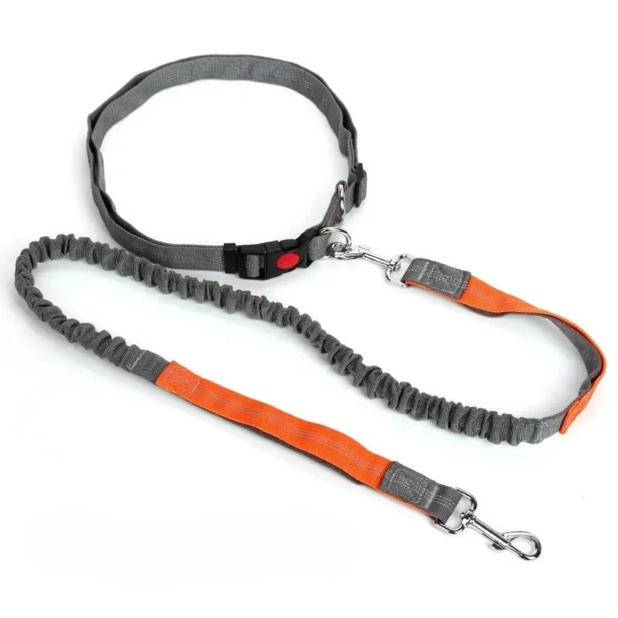 Handsfree Hondenriem voor Joggen en Wandelen | Verstelbare Heupriem en Uittrekbaar Nylon met Reflecterende Strepen - Image 9
