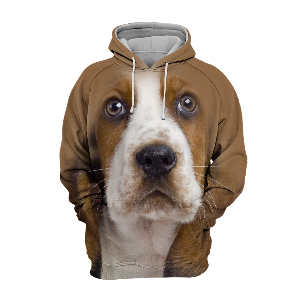 Unisex Hoodie voor Dierenliefhebbers | Comfortabel & Duurzaam | Polyester & Katoen | Zachte Aanraking | Hoge Resolutie Print | Tweezijdig Stretchmateriaal | Perfect Cadeau voor Hondenliefhebbers