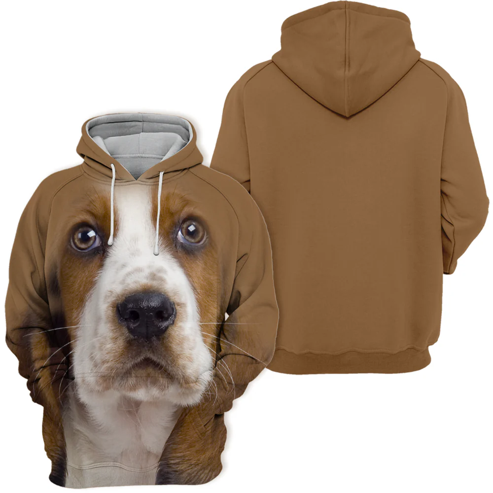 Unisex Hoodie voor Dierenliefhebbers | Comfortabel & Duurzaam | Polyester & Katoen | Zachte Aanraking | Hoge Resolutie Print | Tweezijdig Stretchmateriaal | Perfect Cadeau voor Hondenliefhebbers - Image 2