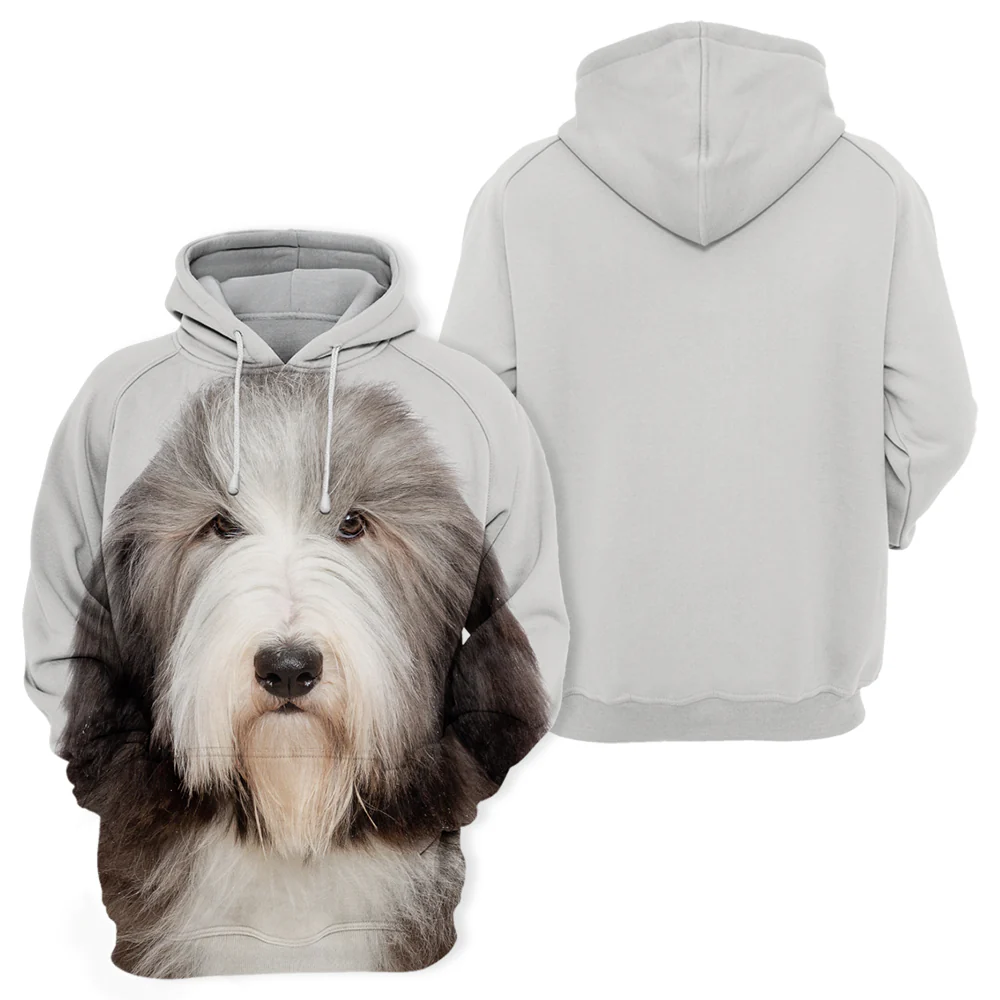 Unisex Hoodie | Bearded Collie Opdruk | Zacht Stretchmateriaal | Maat S-4XL | Comfortabele Polyester-Katoen Mix - Image 2