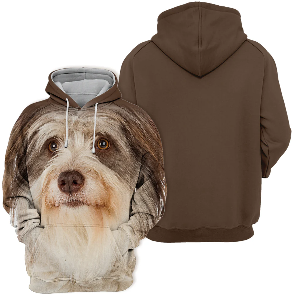 Unisex Hoodie met Bearded Collie Design | Comfortabele Pasvorm | Polyester-Katoen Mix | Maten S-4XL Beschikbaar | Perfect voor Dierenliefhebbers - Image 2