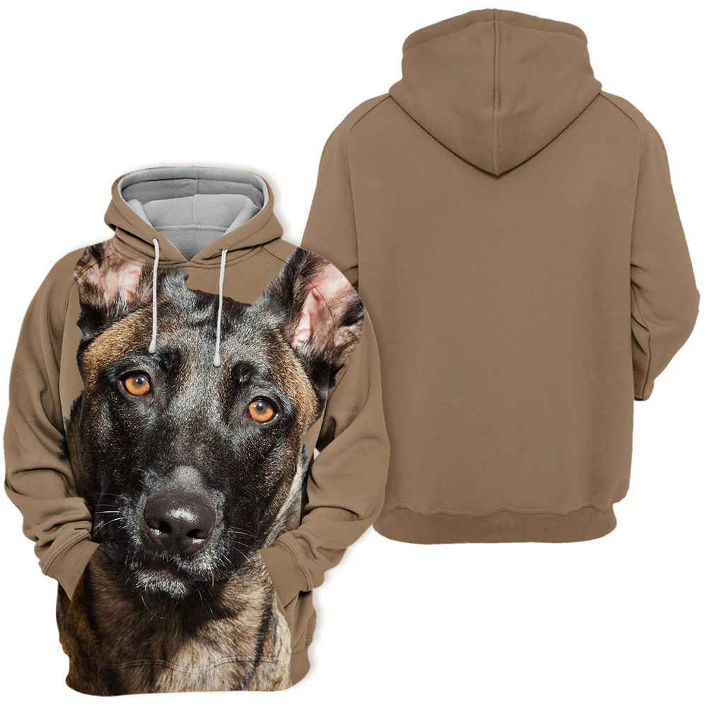 Belgische Herder Malinois | Comfortabele Hoodie voor Hondenliefhebbers | Polyester-Katoen Mix | Maten S-4XL - Image 2