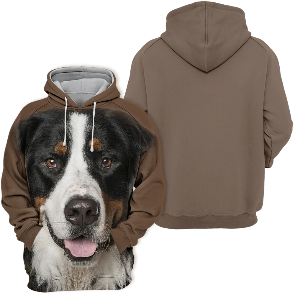 Unisex Hoodie | Berner Sennenhond Print | Comfortabele Polyester-Katoen Mix | S-4XL - Image 2