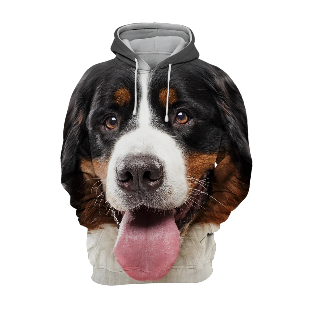 Unisex Hoodie | Comfortabele Polyester-Katoen Mix | Geschikt voor Dierenliefhebbers | Diverse Maten S-4XL | Perfecte Grafische Print | Zachte en Elastische Stof
