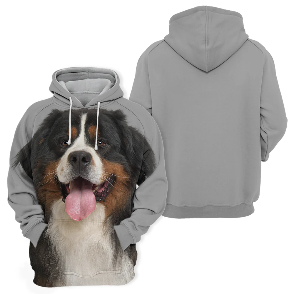 Dierenliefhebbers Trui | Bernese Bergmotief | Comfortabel & Duurzaam | Zachte Touch & Hoogwaardige Print | Maten S-4XL - Image 2