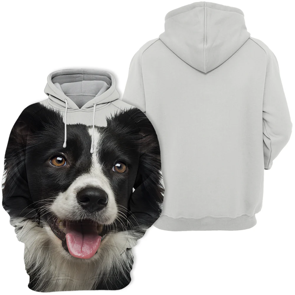 Warme Herentrui | Ideaal voor Border Collie Fans | Zacht Polyester-Katoen Mix | Maattabel S-4XL | Hoge Resolutie Print - Image 2