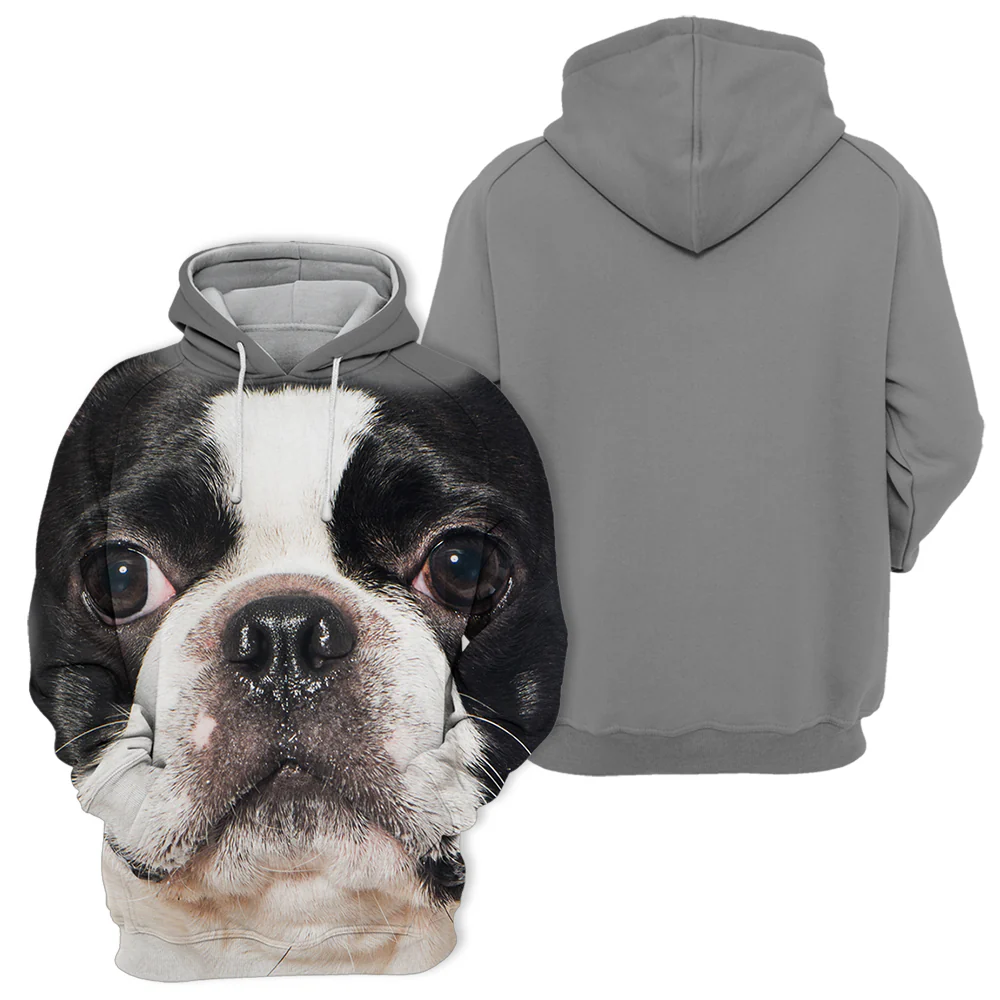 Comfortabele Boston Terrier Unisex Trui | Maat S-4XL | Polyester en Katoen Mix | Geschikt voor Huisdierenliefhebbers - Image 2