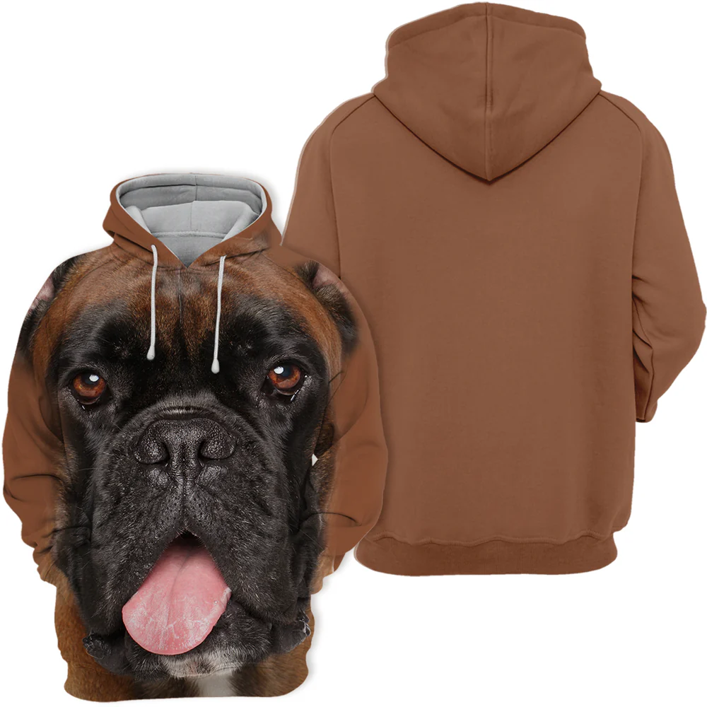 Unisex Hoodie voor Hondenliefhebbers | Bulldog & Pitbull Ontwerp | Comfortabele Polyester Mix | Maat S t/m 4XL | Perfect voor Casual Dagen - Image 2
