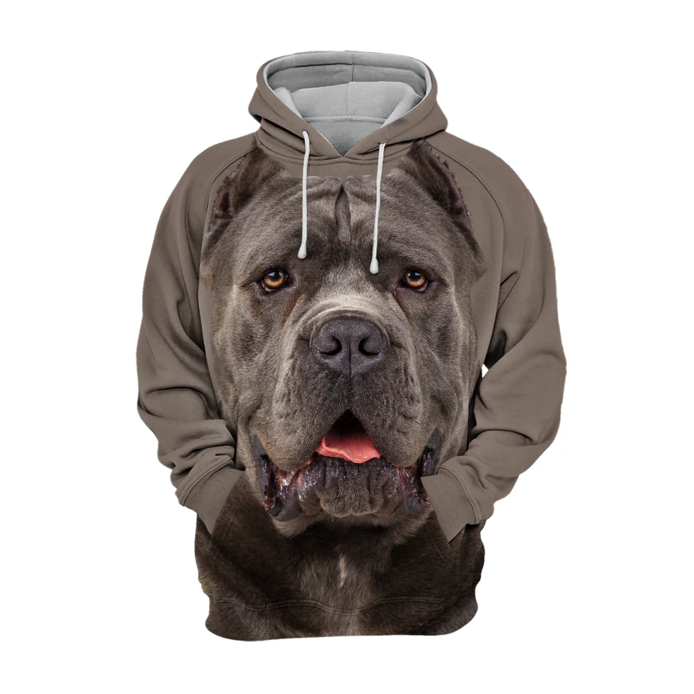 Unisex Hoodie Voor Huisdieren | Premium Poly-Katoen Mix | Verkrijgbaar In Maten S-4XL | Zachte Aanraking | Hoge Definitie Print | Ideaal Voor Cane Corso En Andere Rassen