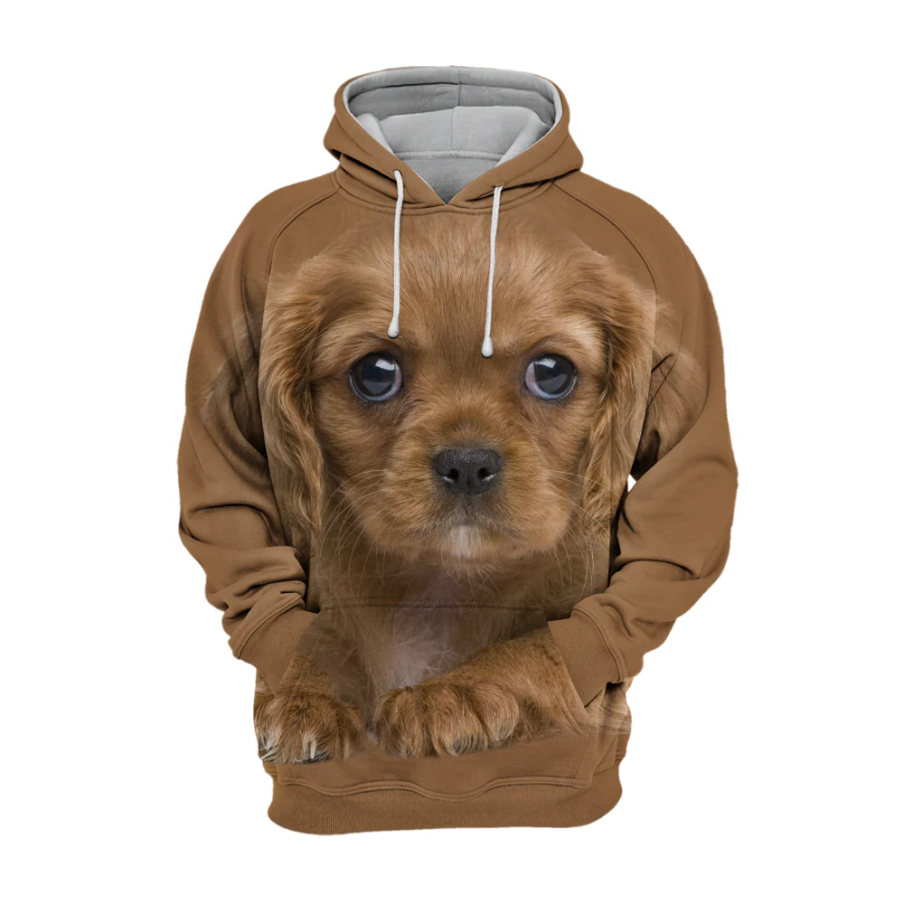 Unieke Trui Voor Hondenliefhebbers | Veelzijdige Dierenprint | Zachte Polyester-Katoen Mix | Beschikbaar in Maten S tot 4XL | High Definition Print | Voor Cavalier King Charles Fans