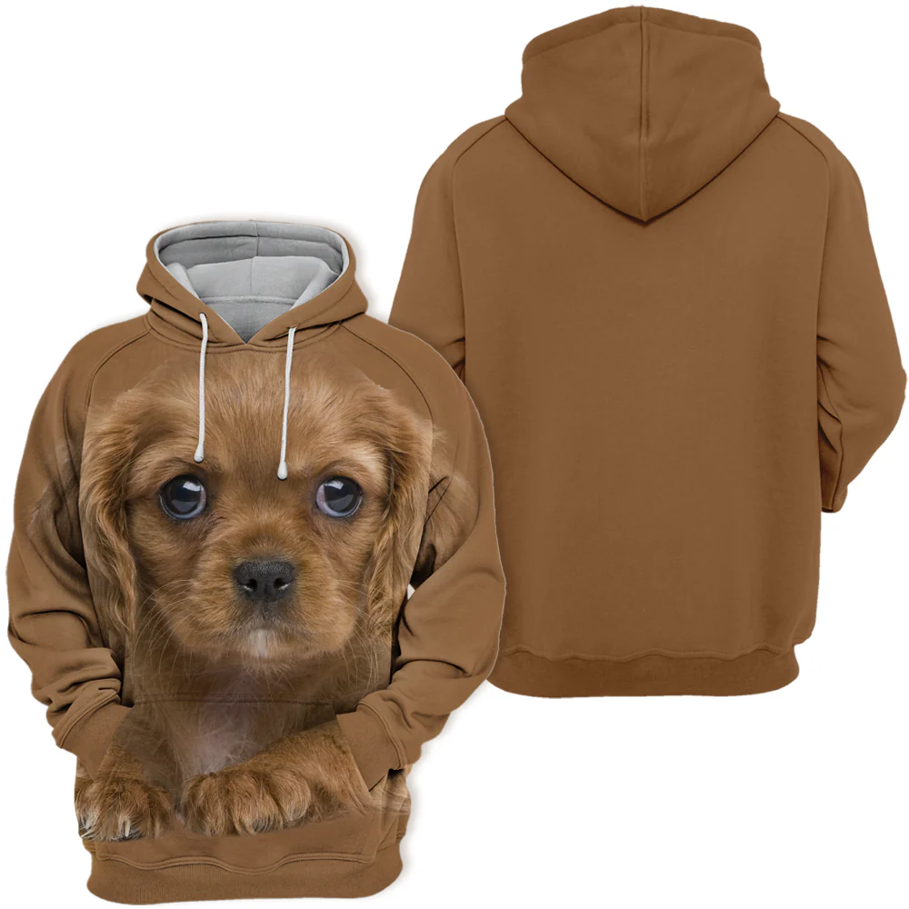 Unieke Trui Voor Hondenliefhebbers | Veelzijdige Dierenprint | Zachte Polyester-Katoen Mix | Beschikbaar in Maten S tot 4XL | High Definition Print | Voor Cavalier King Charles Fans - Image 2