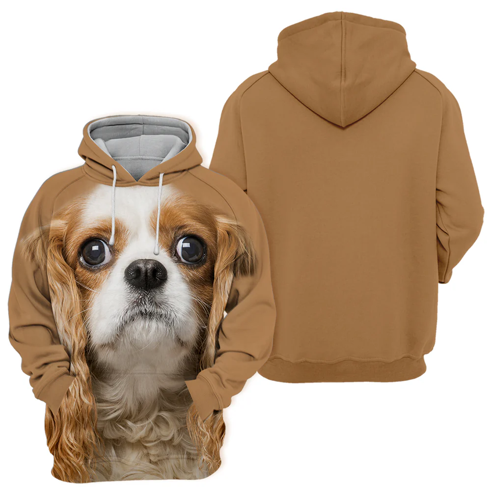 Cavalier King Charles Spaniel Print | Comfortabele Unisex Trui | Geschikt Voor Huisdierenliefhebbers | Meerdere Maten Beschikbaar | Gemaakt Van Polyester En Katoen | Zacht En Duurzaam | Perfect Voor Elke Gelegenheid - Image 2