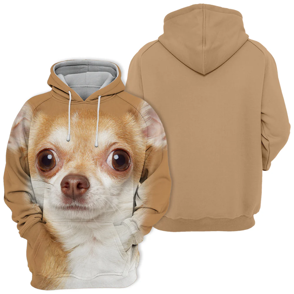 Chihuahua Print Trui | Zachte Polyester Katoen Mix | Verkrijgbaar in Maten XS tot 4XL | Comfortabele Pasvorm voor Dierenliefhebbers - Image 2
