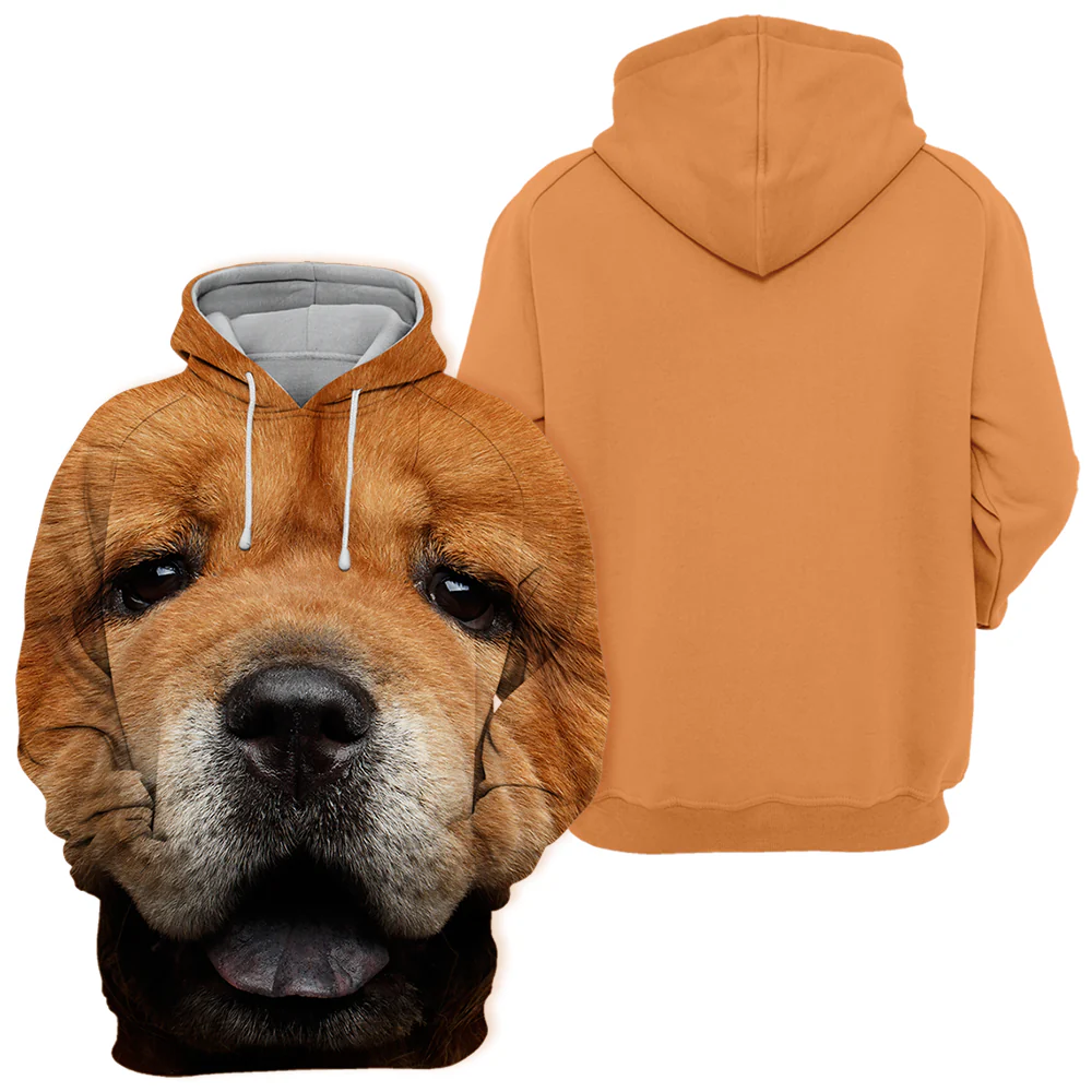 Unisex Hoodie | Chow Chow Inspiratie | Zachte Stoffen | Diverse Maten | Grafisch Ontwerp van Hoge Kwaliteit | Comfortabele Pasvorm voor Dierenliefhebbers - Image 2