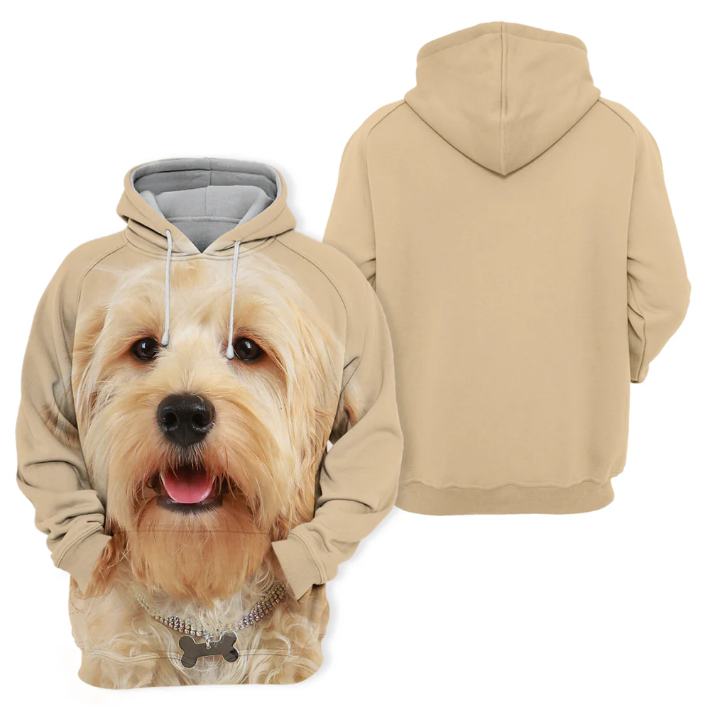 Unisex Hoodie | Zacht Polyester Katoenmengsel | Cockapoo Print | Maat S-4XL | Geen Loslatende Print | Stretchmateriaal - Image 2