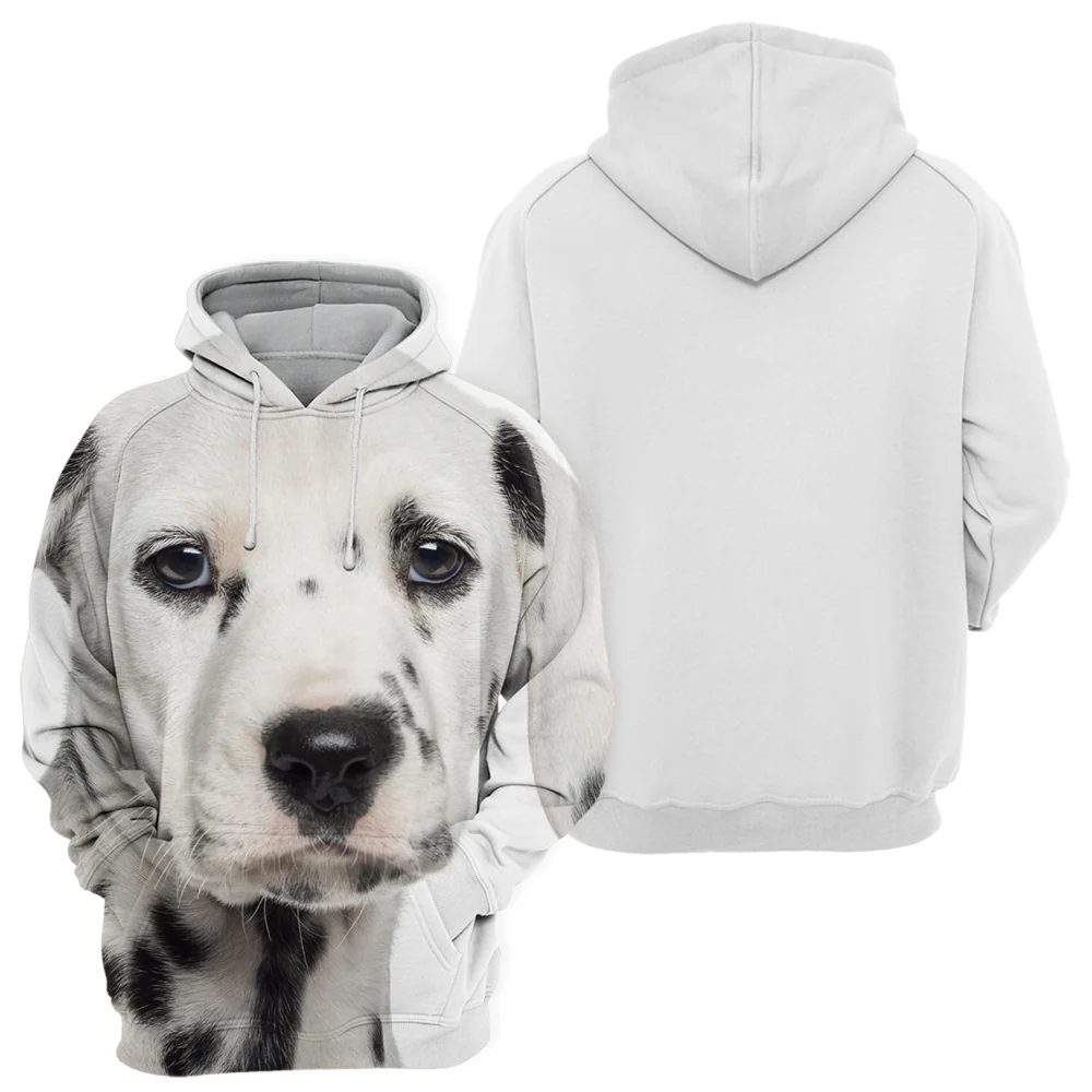 Unisex Hoodie met Dalmatier Print | Zachte en Duurzame Materialen | Verkrijgbaar in Maten S-4XL - Image 2