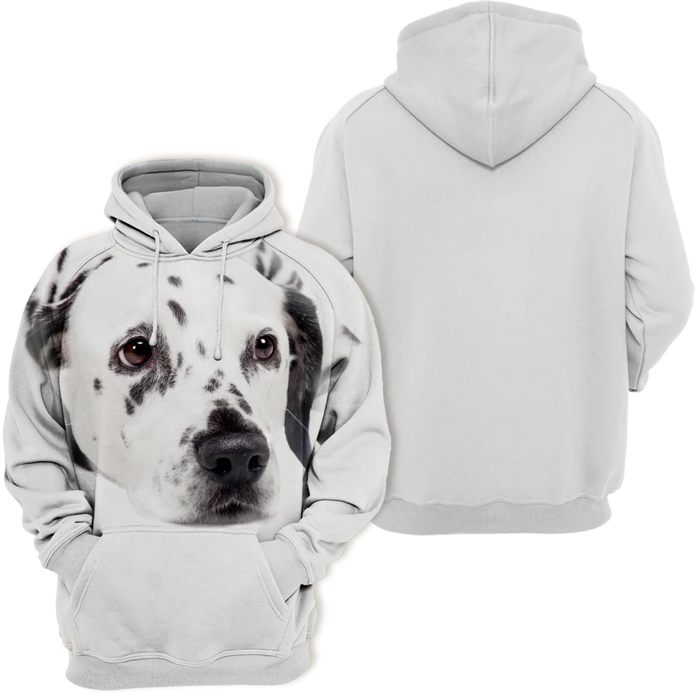 Dalmatian Thema | Jas met Kap | Unisex | Zacht & Duurzaam | Verkrijgbaar in Maten S-4XL | Hoogwaardige Kleuren | Elastisch Materiaal | Perfect voor Elke Gelegenheid - Image 2