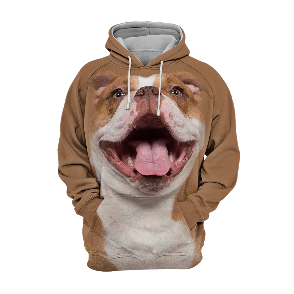 Engelse Bulldog Opdruk | Comfortabele Unisex Trui | Zachte Polyester-Katoenmix | S-4XL