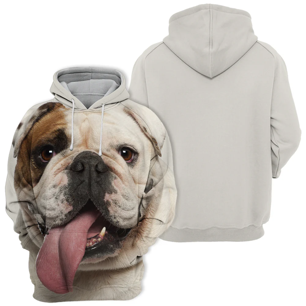Stijlvolle Zachte Honden Sweater | English Bulldog | Pitbull | Verschillende Maten | Comfortabele Katoenmix | Hoge Resolutie Print - Image 2