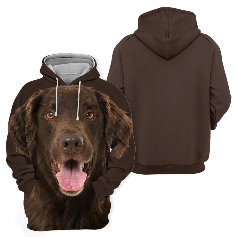 Flat Coated Retriever Thema | Unisex Hoodie | Zachte Mix van Katoen en Polyester | Verkrijgbaar in Maten S tot 4XL - Image 2