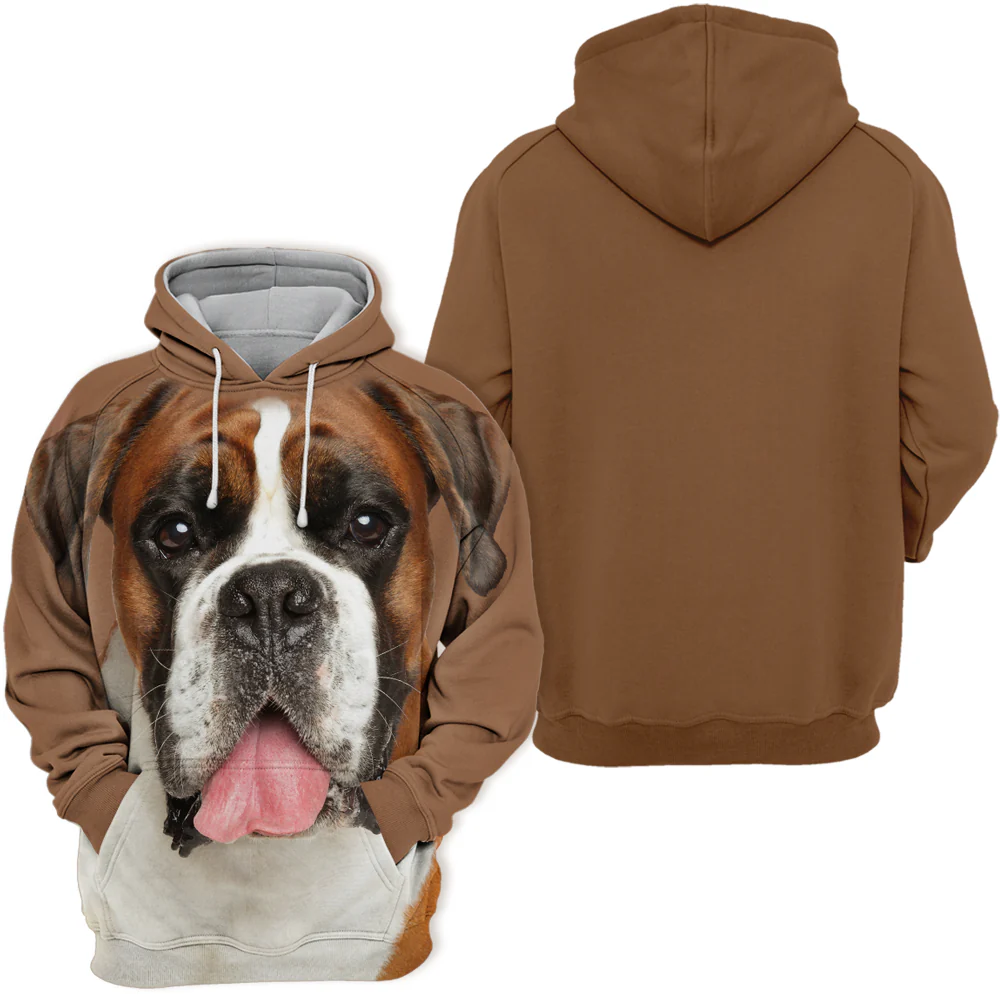 Unisex Dierenliefhebbers Trui | Duitse Boxer Print | Zachte Katoenmix | Diverse Maten S-4XL - Image 2