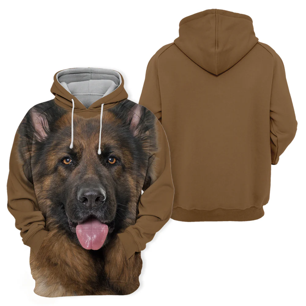 Unisex Hoodie | Comfortabele Hoodie met Duitse Herder Print | Zacht & Duurzaam | Beschikbaar in Maten S tot 4XL - Image 2