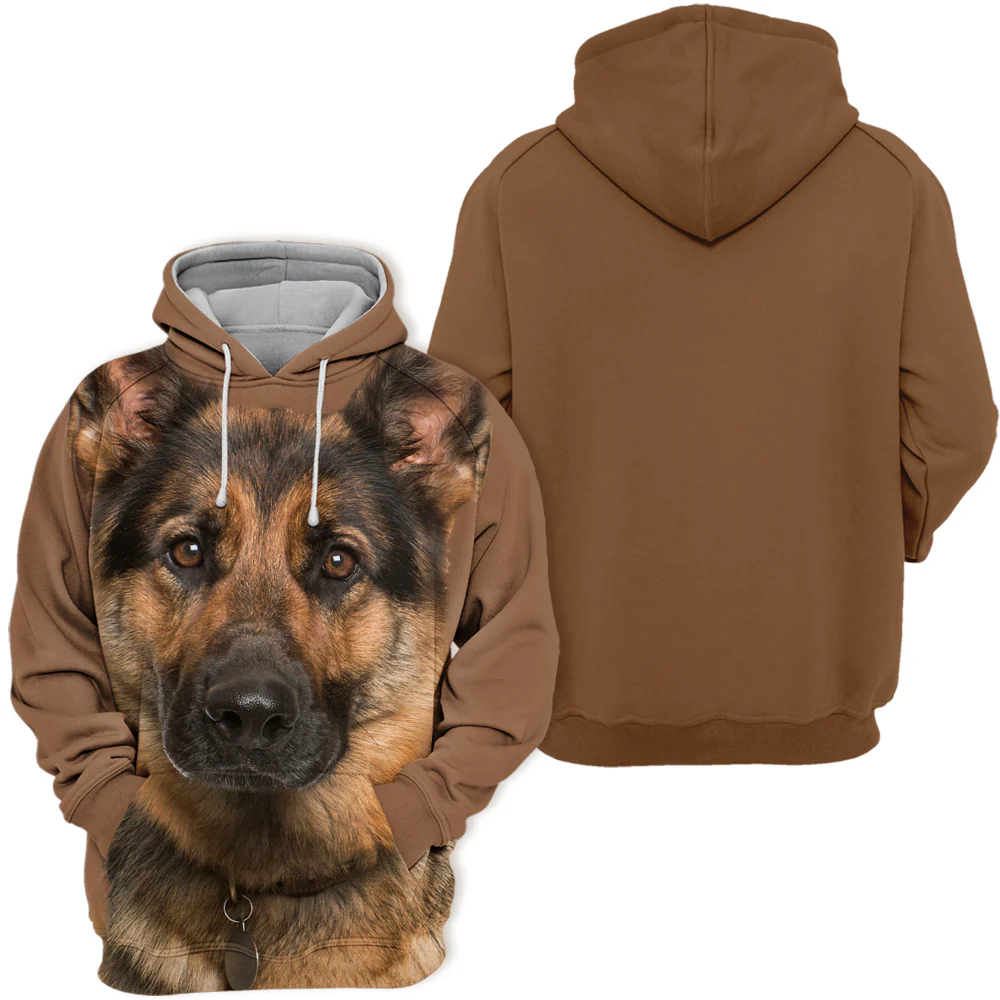 Hoodie Unisex | Zachte Mix Polyester en Katoen | Hoge Resolutie Print | Comfortabele Pasvorm | Meerdere Maten | Perfect voor Hondenliefhebbers | Grafisch Ontwerp zonder Onvolkomenheden - Image 2
