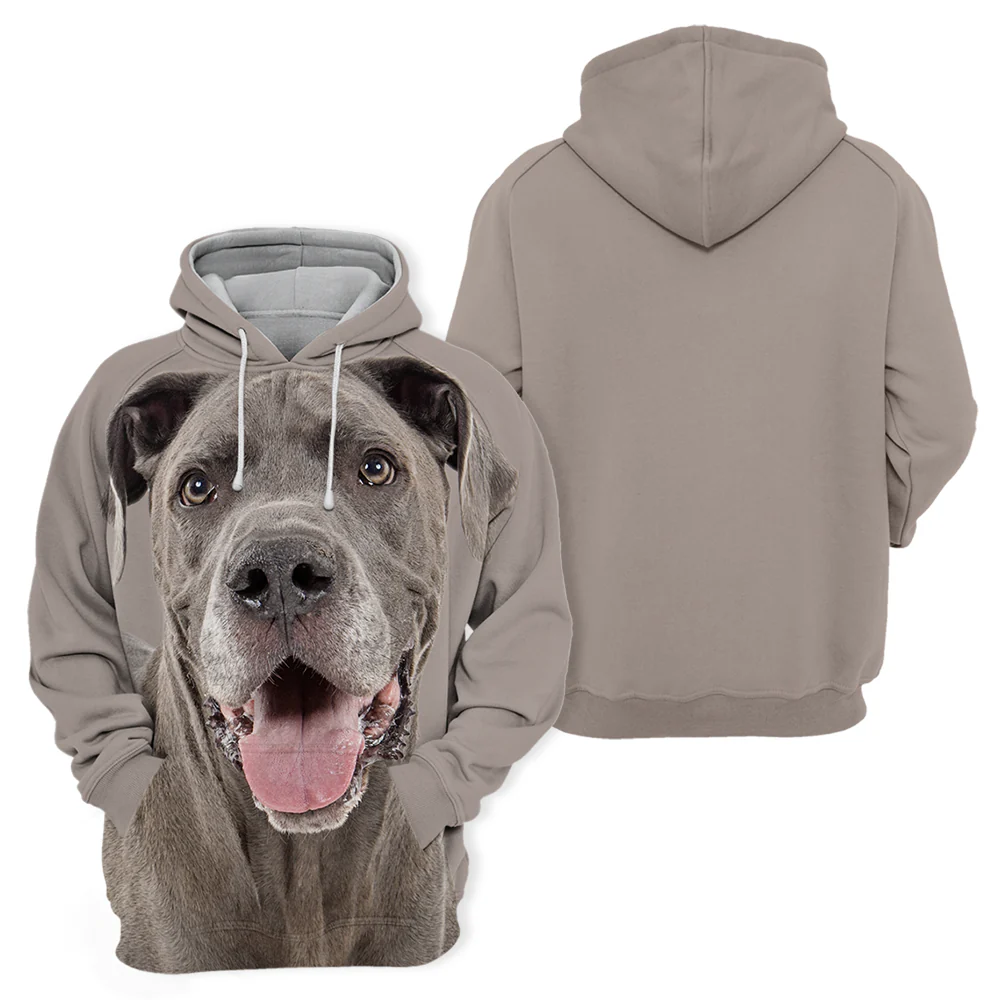 Trendy Unisex Hoodie | Perfecte Pasvorm | Comfortabele Katoenmix | Schattige Dog Print - Image 2