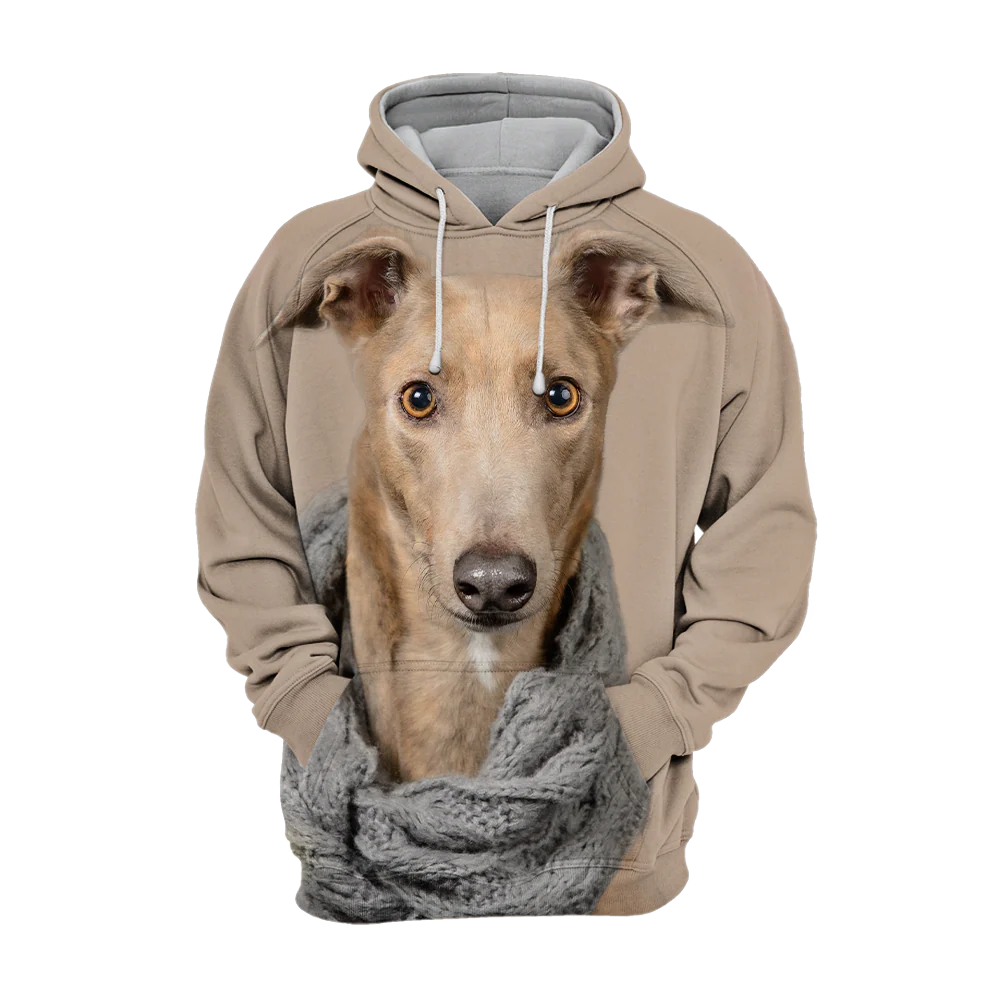 Grijze Unisex Hoodie | Comfortabele Truien voor Woefers | Verkrijgbaar in S-4XL | Zacht & Duurzaam | Hoogwaardige Print | Polyester en Katoen Mix | Perfecte Pasvorm | Ideaal voor Hondenliefhebbers