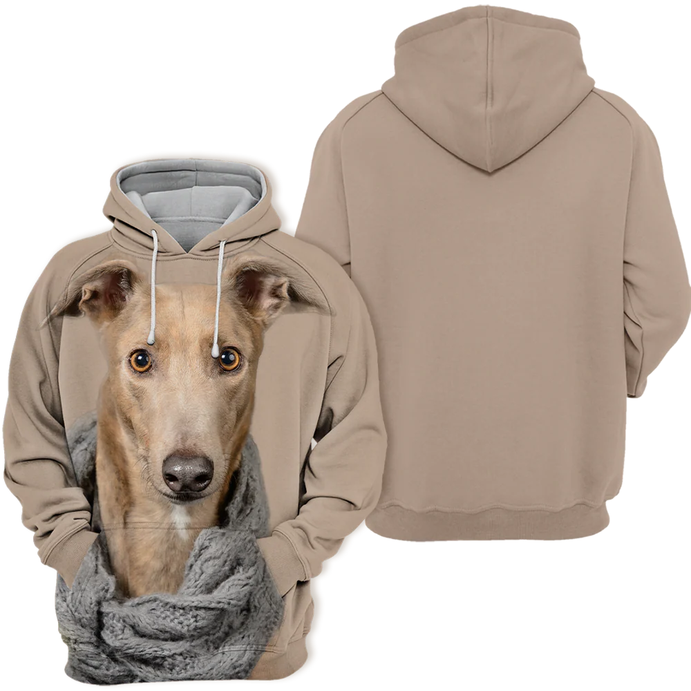 Grijze Unisex Hoodie | Comfortabele Truien voor Woefers | Verkrijgbaar in S-4XL | Zacht & Duurzaam | Hoogwaardige Print | Polyester en Katoen Mix | Perfecte Pasvorm | Ideaal voor Hondenliefhebbers - Image 2