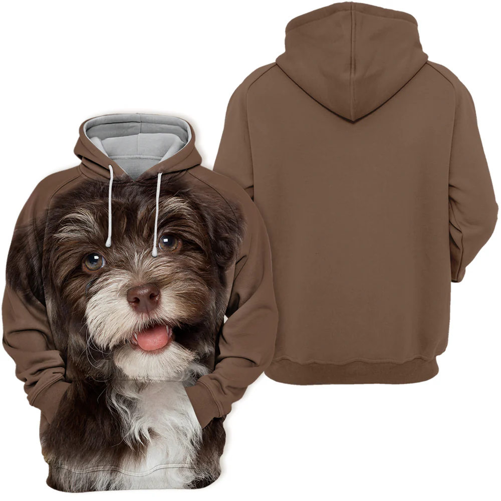 Premium Honden Sweater | Unisex | Havanese Print | Chocolade Design | Comfortabele Pasvorm | Maat S-4XL | Hoogwaardige Katoenmix - Image 2
