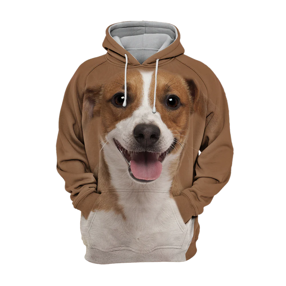 Unisex Hoodie | Jack Russell Terrier Ontwerp | Comfortabele Katoenmix | Maat S tot 4XL | Ideaal voor Dierenliefhebbers