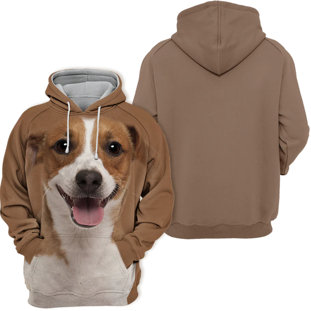 Unisex Hoodie | Jack Russell Terrier Ontwerp | Comfortabele Katoenmix | Maat S tot 4XL | Ideaal voor Dierenliefhebbers - Image 2