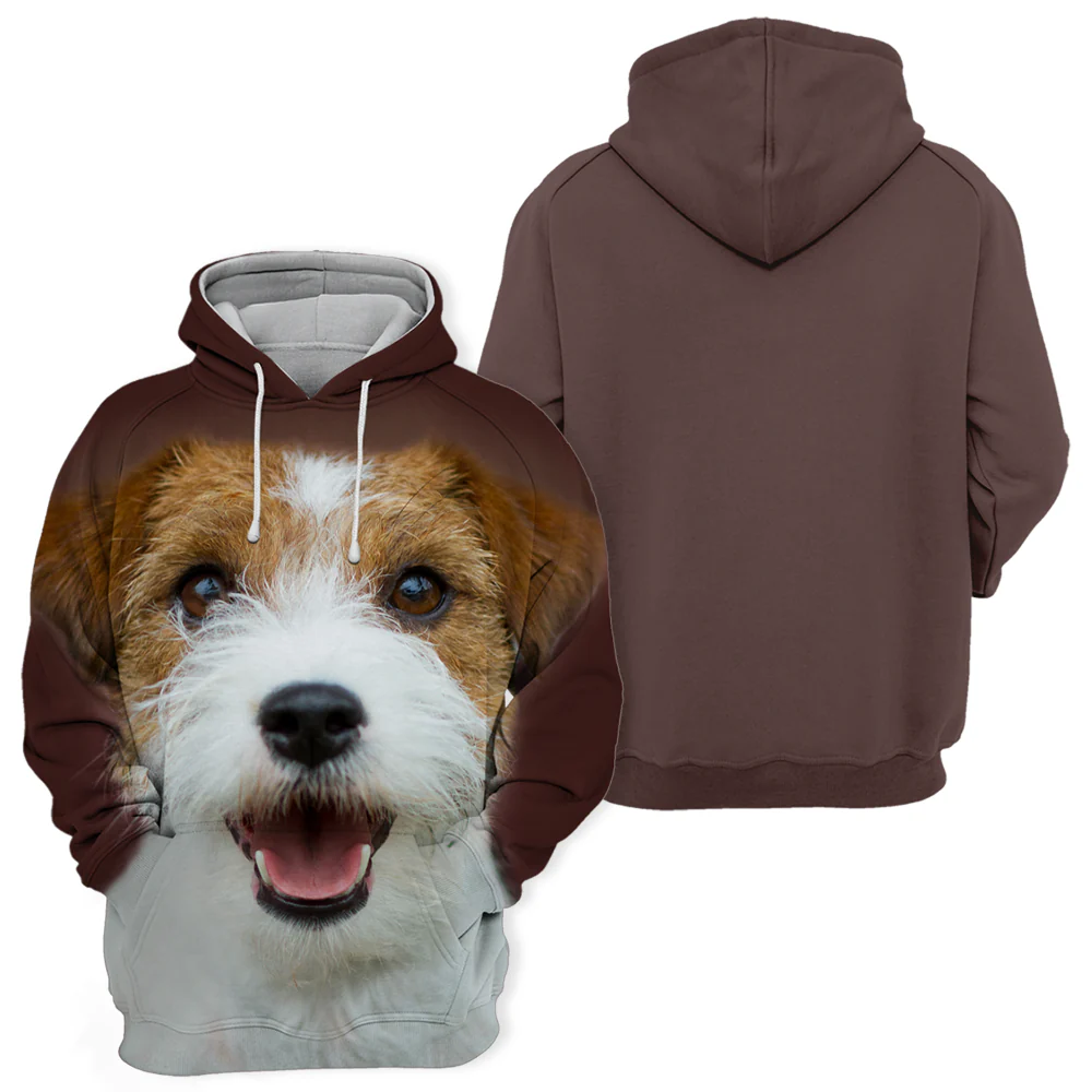 Jack Russell Terrier Print | Comfortabele Hoodie | Duurzame Stof | Maten S-4XL - Image 2