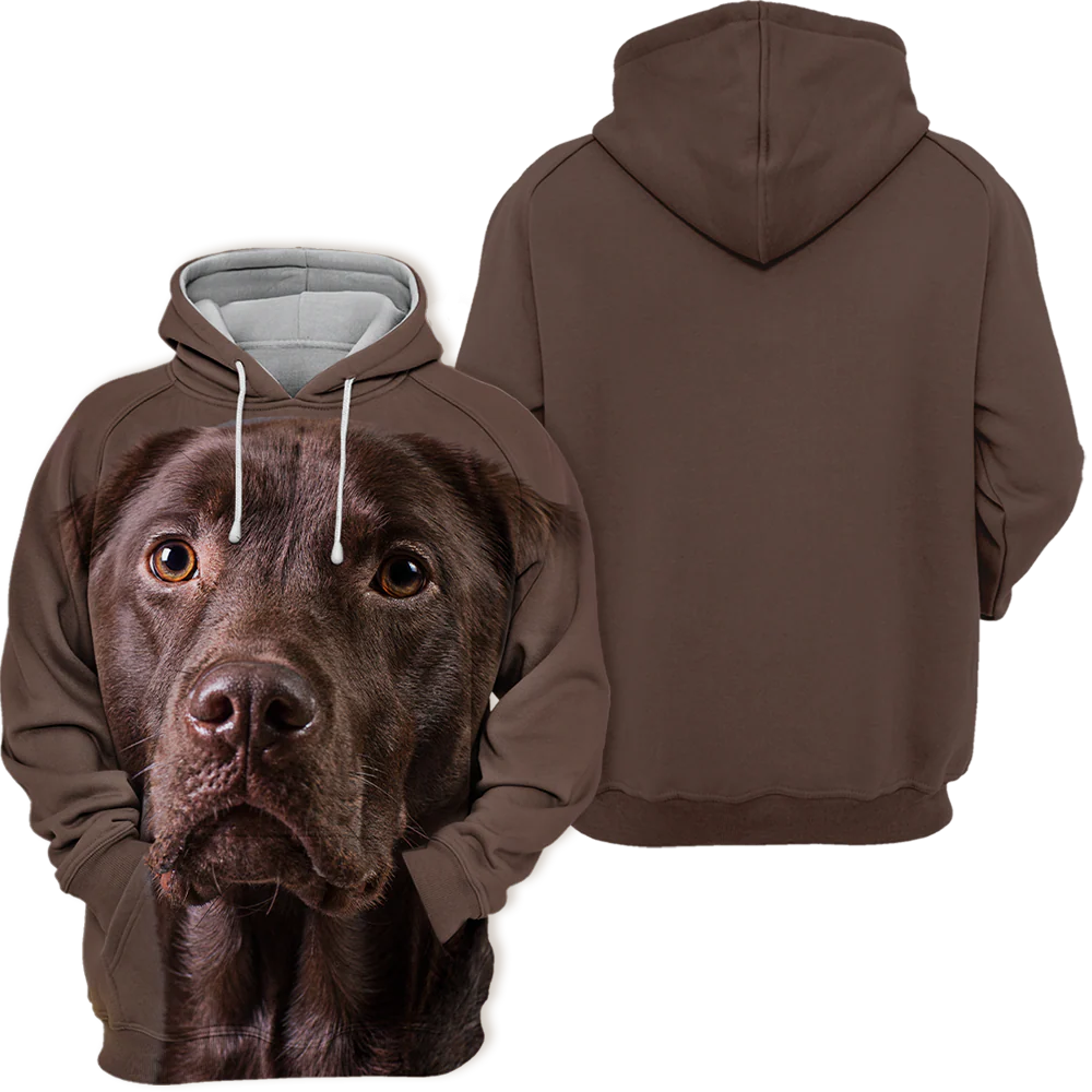 Unisex Hoodie | Chocoladebruine Labrador Design | Maten S-4XL | Comfortabel en Duurzaam | Perfect voor Dierenliefhebbers - Image 2