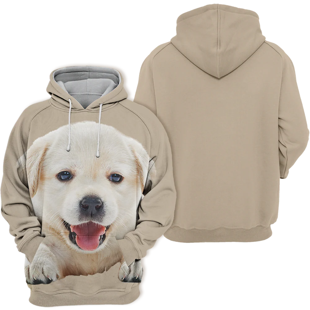 Labrador Print Hoodie | Warme Hondenprint Trui | Maat S t/m 4XL | Polyester en Katoen | Comfortabele Hoodie met Hoge Resolutie Print - Image 2