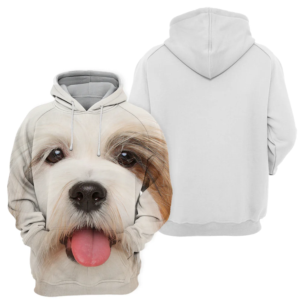 Unisex Dierenliefhebber Trui | Zachte Hoodie | Maatopties S tot 4XL | Hoogwaardige Polyester-Katoenmix | Lhasa Apso Design - Image 2