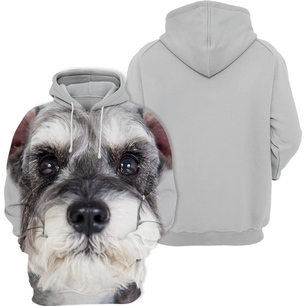 Zachte Dierenpullover Unisex | Voor Miniatuur Schnauzer Liefhebbers | Hoogwaardige Polyester Katoenmix | Beschikbaar in Maten S-4XL - Image 2
