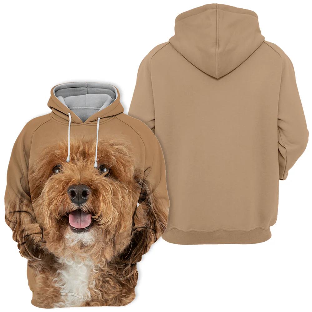 Unisex Hoodie voor Hondenliefhebbers | Voor Bichon en Poedel Mix | Comfortabele Polyester-Katoenmix | Maat S-4XL - Image 2