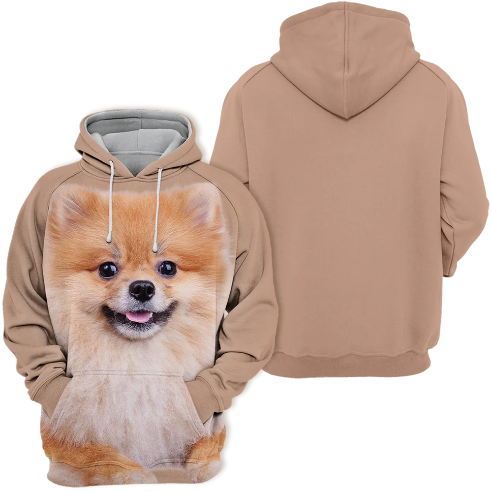 Pomeranian Dierenliefhebbers Unisex Truien | Comfortabele Polyester-Katoen Mix | Veelzijdige Outfit - Image 2